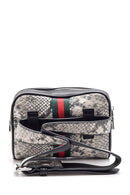 Women's Crocodile Pattern Waist Bag | Derimod Women's Crocodile Pattern Waist Bag | Derimod