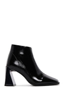 Women's Black Patent Leather Heeled Boots | Derimod Women's Black Patent Leather Heeled Boots | Derimod