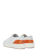 Men's White Leather Sneaker | Derimod Men's White Leather Sneaker | Derimod