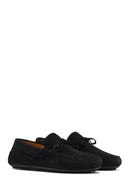 Erkek Siyah Süet Deri Loafer | Derimod Erkek Siyah Süet Deri Loafer | Derimod
