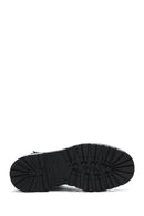 Kadın Siyah Fermuarlı Deri Bot | Derimod Kadın Siyah Fermuarlı Deri Bot | Derimod