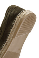 Men's Khaki Suede Leather Espadrille | Derimod Men's Khaki Suede Leather Espadrille | Derimod