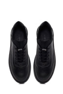 Male Black Lace-Up Leather Casual Shoes | Derimod Male Black Lace-Up Leather Casual Shoes | Derimod