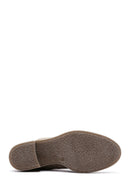 Women's Beige Suede Leather Boots | Derimod Women's Beige Suede Leather Boots | Derimod