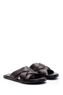 Men's Leather Slippers | Derimod Men's Leather Slippers | Derimod