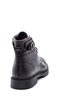 Men's Black Leather Classic Boots | Derimod Men's Black Leather Classic Boots | Derimod