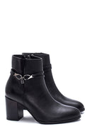 Kadın Tokalı Topuklu Bot | Derimod Kadın Tokalı Topuklu Bot | Derimod