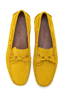 Erkek Sarı Süet Deri Casual Loafer | Derimod Erkek Sarı Süet Deri Casual Loafer | Derimod