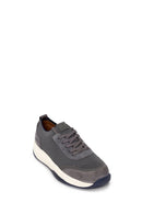 Derimod Zero Male Gray Lace-up Thick-soled Fabric Sneaker | Derimod Derimod Zero Male Gray Lace-up Thick-soled Fabric Sneaker | Derimod