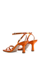 Women's Orange Ankle Strap Heel Sandals | Derimod Women's Orange Ankle Strap Heel Sandals | Derimod