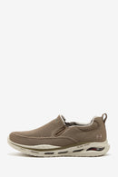 Skechers Men's Beige Arch Fit Orvan - Gyoda Sneaker | Derimod Skechers Men's Beige Arch Fit Orvan - Gyoda Sneaker | Derimod