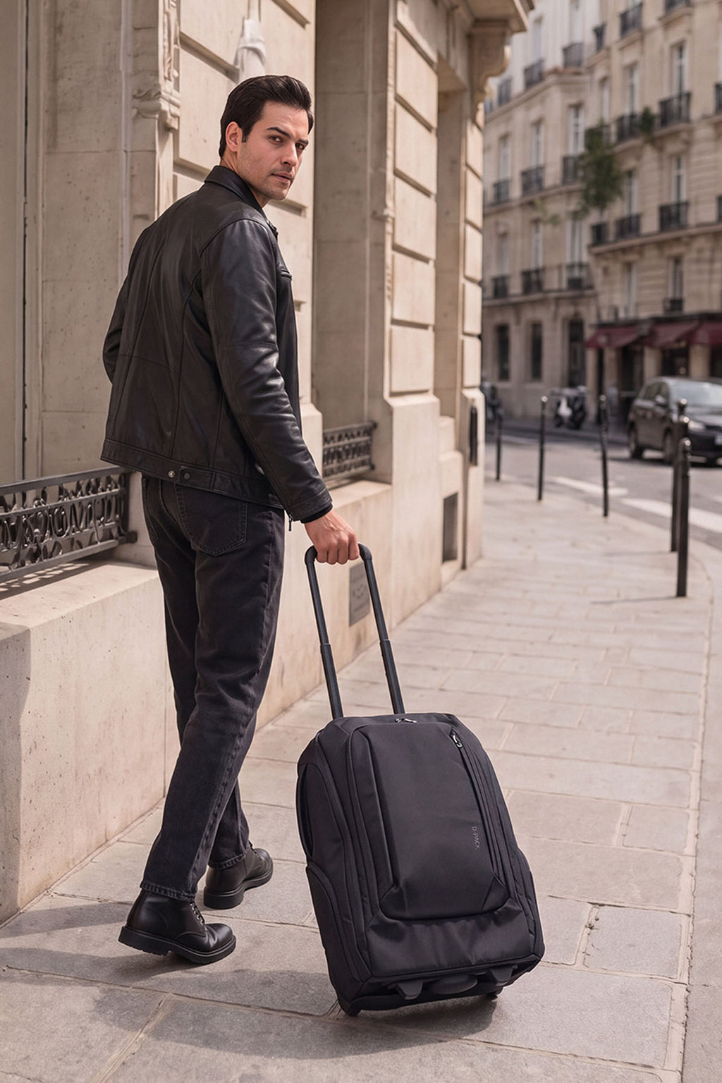 D-Pack Erkek Siyah Kumaş Mini Valiz