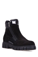 Women's Zippered Leather Boots | Derimod Women's Zippered Leather Boots | Derimod
