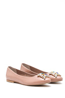 Women's Stone Ballerina | Derimod Women's Stone Ballerina | Derimod