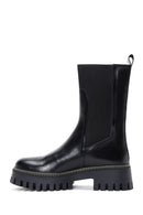 Women's Black Leather Chelsea Boots | Derimod Women's Black Leather Chelsea Boots | Derimod