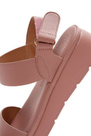Kadın Pembe Kalın Tabanlı Comfort Sandalet | Derimod Kadın Pembe Kalın Tabanlı Comfort Sandalet | Derimod