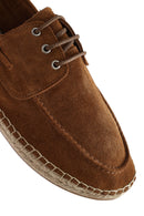 Men's Tan Suede Leather Espadrille | Derimod Men's Tan Suede Leather Espadrille | Derimod