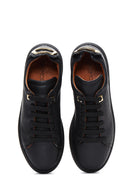 Kadın Siyah Deri Sneaker | Derimod Kadın Siyah Deri Sneaker | Derimod