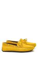 Erkek Sarı Süet Deri Casual Loafer | Derimod Erkek Sarı Süet Deri Casual Loafer | Derimod