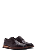 Men's Brown Lace-up Leather Casual Shoes | Derimod Men's Brown Lace-up Leather Casual Shoes | Derimod