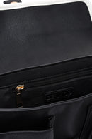 Women's Black Buckle Detailed Shoulder Bag | Derimod Women's Black Buckle Detailed Shoulder Bag | Derimod