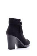 Women's Suede Heeled Boots | Derimod Women's Suede Heeled Boots | Derimod