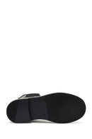 Women's Black Leather Zippered Chelsea Boots | Derimod Women's Black Leather Zippered Chelsea Boots | Derimod