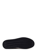 Erkek Siyah Bağcıklı Deri Sneaker | Derimod Erkek Siyah Bağcıklı Deri Sneaker | Derimod