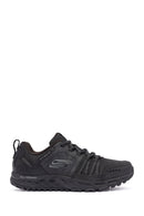 Skechers Men's Black Escape Plan Lace-Up Sneakers | Derimod Skechers Men's Black Escape Plan Lace-Up Sneakers | Derimod