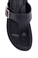 Men's Leather Flip Flops | Derimod Men's Leather Flip Flops | Derimod