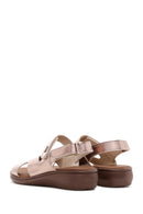 Women's Platinum Comfort Sandals | Derimod Women's Platinum Comfort Sandals | Derimod