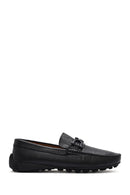 Men's Black Buckled Leather Loafer | Derimod Men's Black Buckled Leather Loafer | Derimod