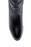 Women's Leather Cowboy Heeled Boots | Derimod Women's Leather Cowboy Heeled Boots | Derimod