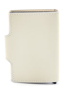 Women's Beige Leather Card Holder | Derimod Women's Beige Leather Card Holder | Derimod
