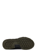 Erkek Yeşil Bağcıklı Deri Sneaker | Derimod Erkek Yeşil Bağcıklı Deri Sneaker | Derimod