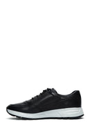 Men's Black Leather Sneaker | Derimod Men's Black Leather Sneaker | Derimod