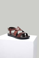 Brown Men's Leather Sandals | Derimod Brown Men's Leather Sandals | Derimod