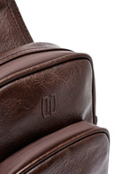 Men's Brown Mini Crossbody Bag | Derimod Men's Brown Mini Crossbody Bag | Derimod