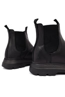 Male Black Leather Chelsea Boots | Derimod Male Black Leather Chelsea Boots | Derimod
