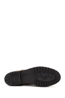 Women's Tan Suede Leather Masculine Shoes | Derimod Women's Tan Suede Leather Masculine Shoes | Derimod
