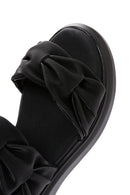 Women's Black Thick Soled Sandals | Derimod Women's Black Thick Soled Sandals | Derimod