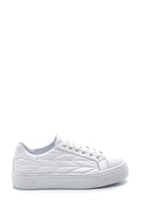 Women's Leather Patterned Sneaker | Derimod Women's Leather Patterned Sneaker | Derimod
