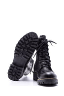 Women's Lace-up Leather Boots | Derimod Women's Lace-up Leather Boots | Derimod