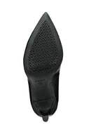 Geox Women's Black Faviola Leather Thin Heeled Shoes | Derimod Geox Women's Black Faviola Leather Thin Heeled Shoes | Derimod