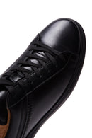 Men's Black Leather Sneaker | Derimod Men's Black Leather Sneaker | Derimod