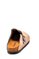 Women's Casual Nubuck Leather Slippers | Derimod Women's Casual Nubuck Leather Slippers | Derimod