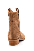 Women's Suede Leather Cowboy Boots | Derimod Women's Suede Leather Cowboy Boots | Derimod