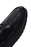Men's Black Leather Casual Loafer | Derimod Men's Black Leather Casual Loafer | Derimod