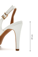 Women's White Heeled Sandals | Derimod Women's White Heeled Sandals | Derimod