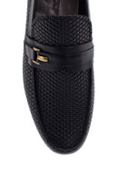 Men's Leather Printed Loafer | Derimod Men's Leather Printed Loafer | Derimod